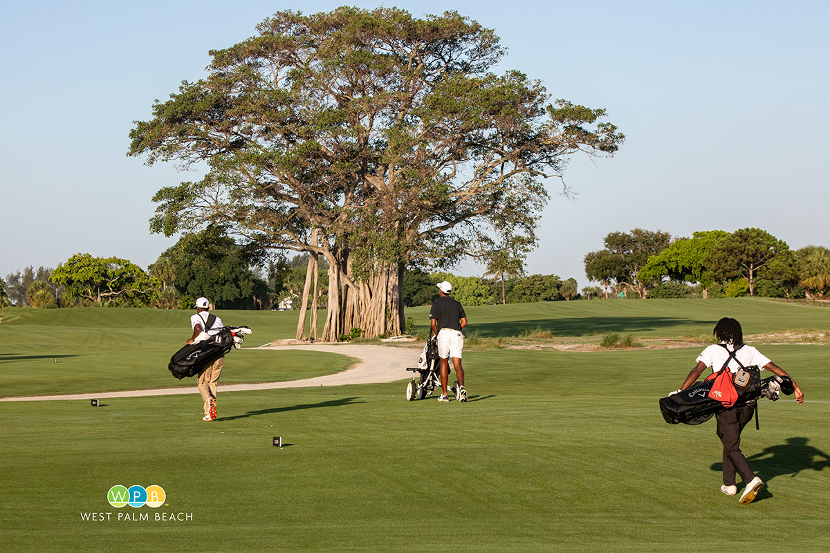 Monday morning golf at the Park, The Underrated Tour is underway.