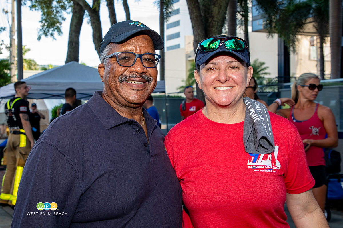 Mayor Keith A. James and Chief Diane Matty