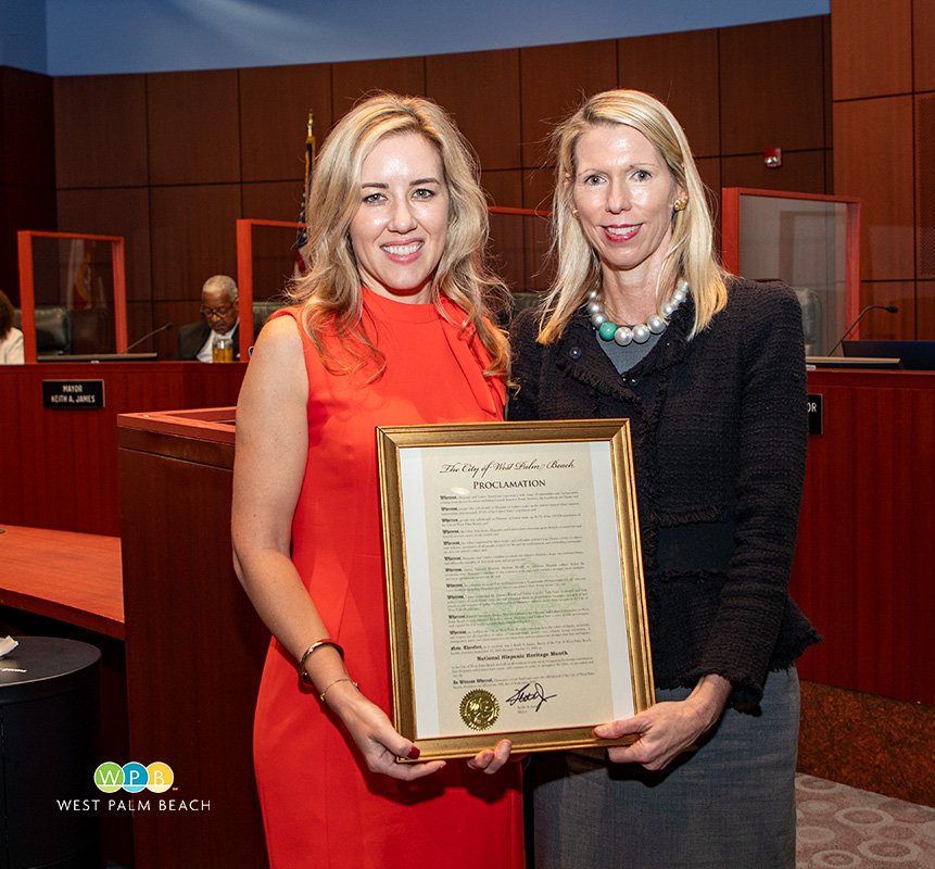 Valerie Neilson, Palm Beach TPA, and Commissioner Christy Fox Valerie Neilson, Palm Beach TPA, and Commissioner Christy Fox
