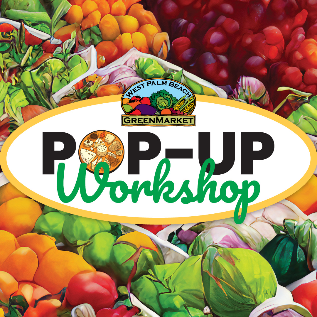 GreenMarket Pop Up Workshop logo for Charcuterie Board Making