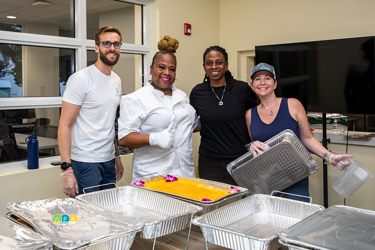 Chef Carmen and crew - a