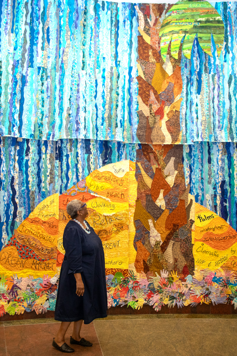 Quilt with Artist Gillian Kennedy Wright