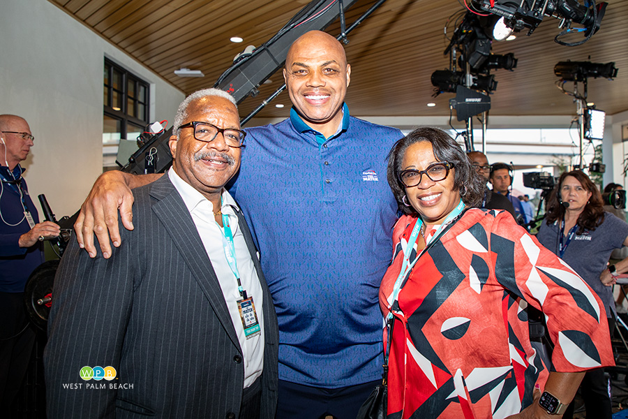 Mayor and Mrs. James with Charles Barkley - a