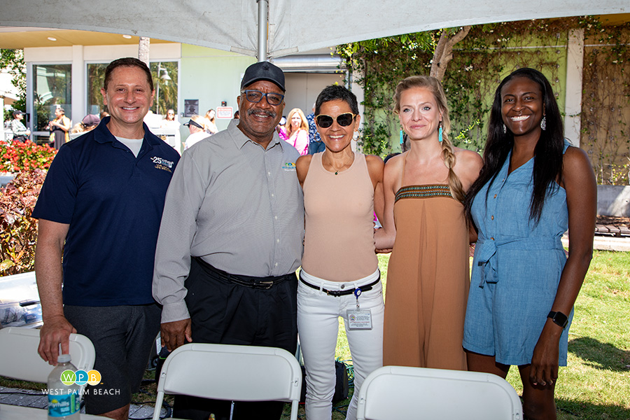 Mayor with Judges and Glenn Glazer, WPBF - a