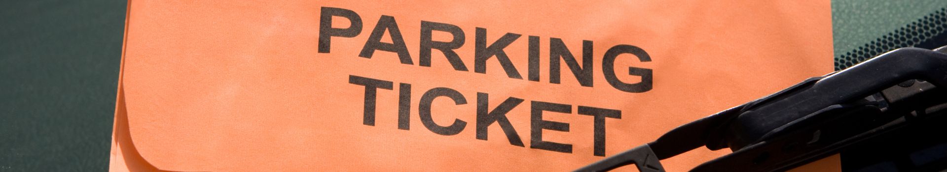parking ticket banner