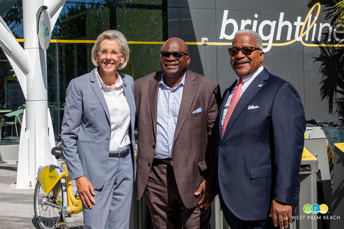 TPA Mayor Jane Castor, TPA C of C chair Brian Butler and APB Mayor Keith A. James - a