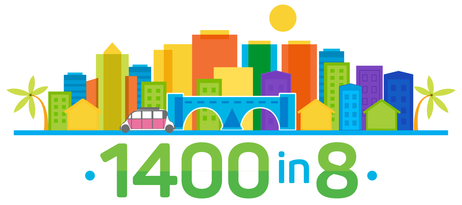 HCD 1400 in 8 logo 