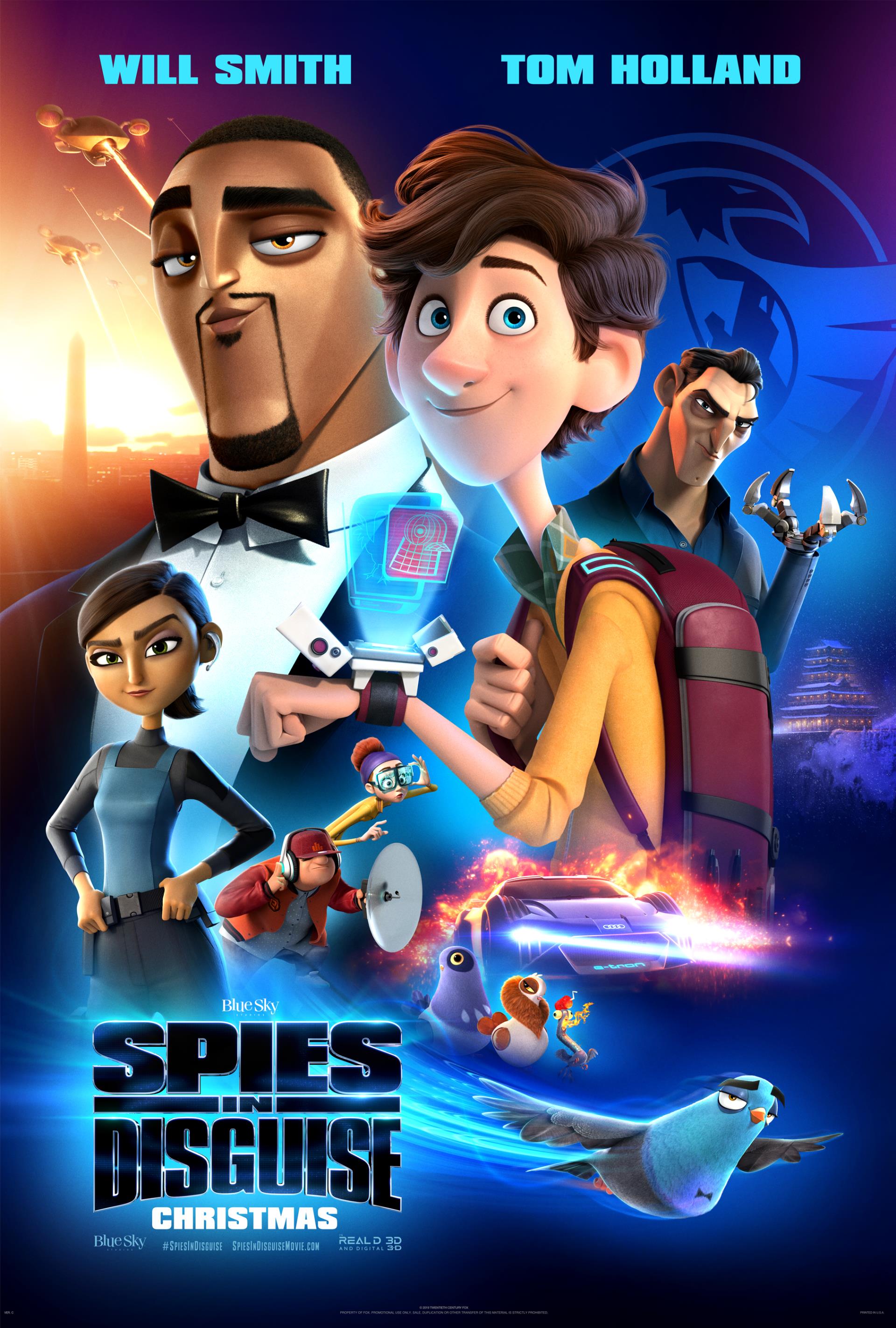 Movie Poster for Spies in Disguise