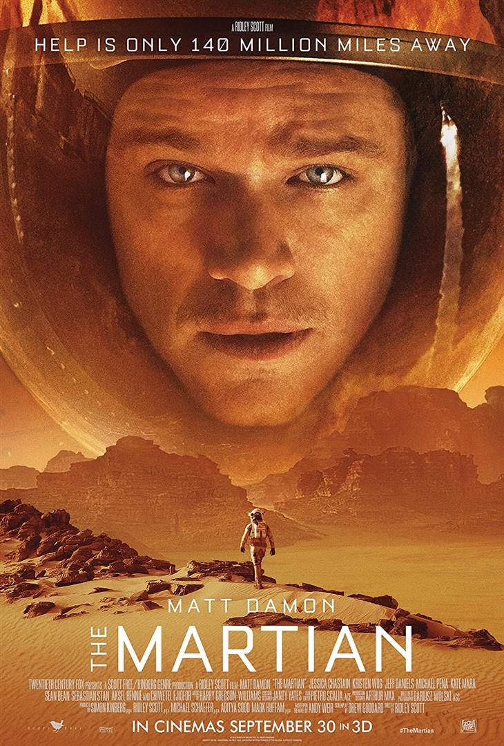 martian movie poster