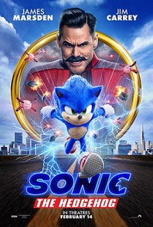 Movie poster for Sonic the Hedgehog