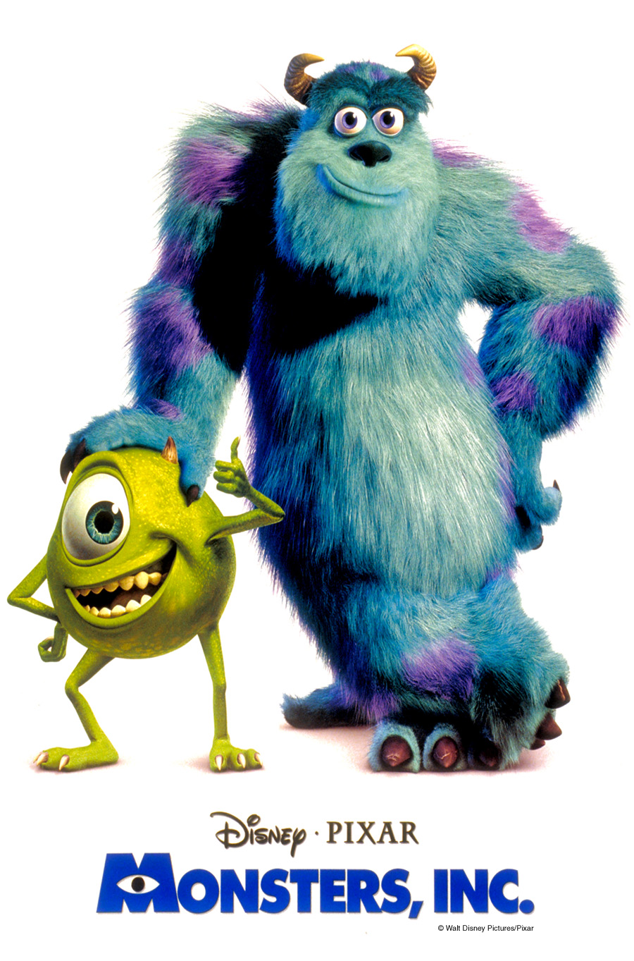 Movie poster for Monsters Inc Rated G