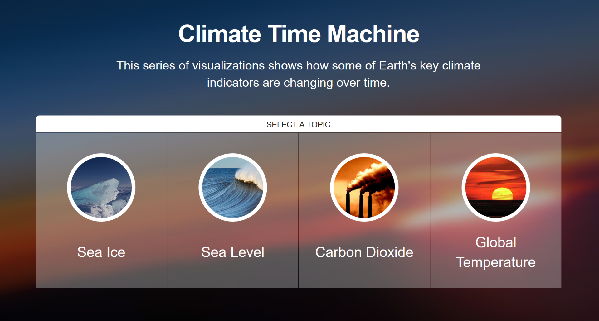 Climate Time Machine