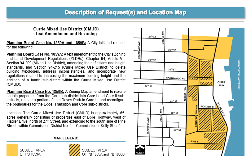 Currie Mixed Use District map