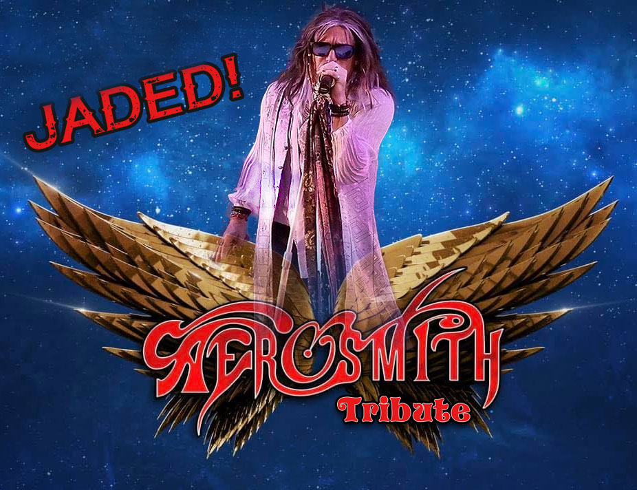 Photo and logo for Jaded, an Aerosmith cover band