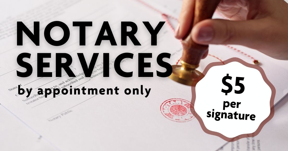 Notary Services banner