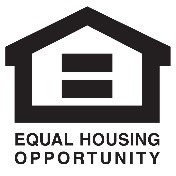 Symbol for Equal Housing Opportunity. A house with an equal symbol inside. 