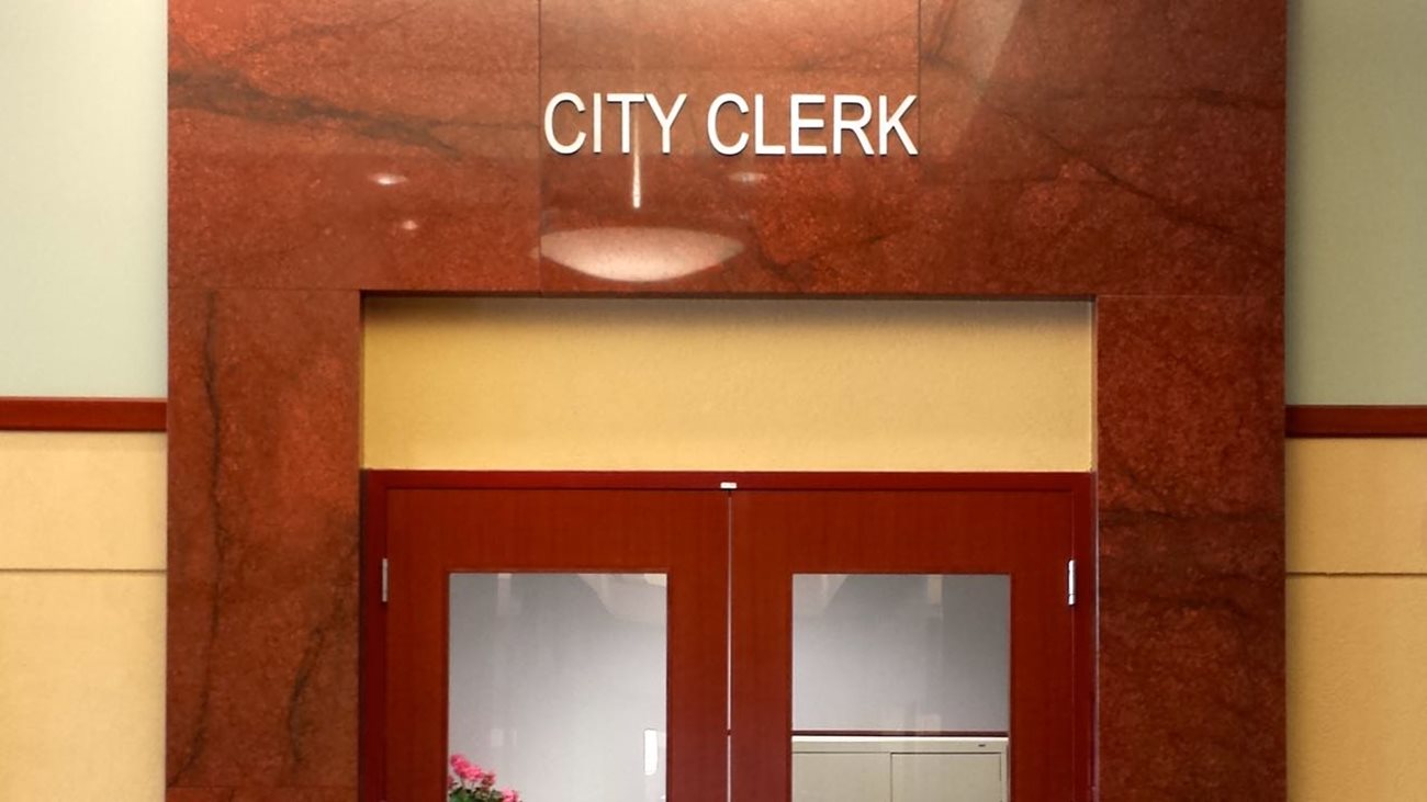 City Clerk's entrance