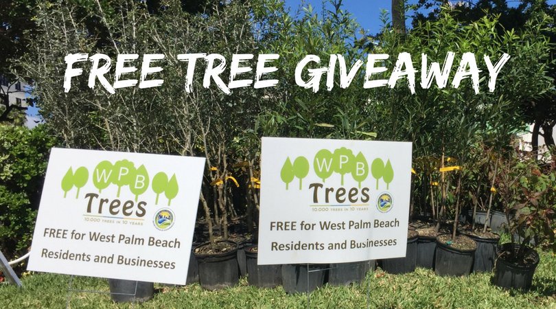 Free Tree Giveaway signs