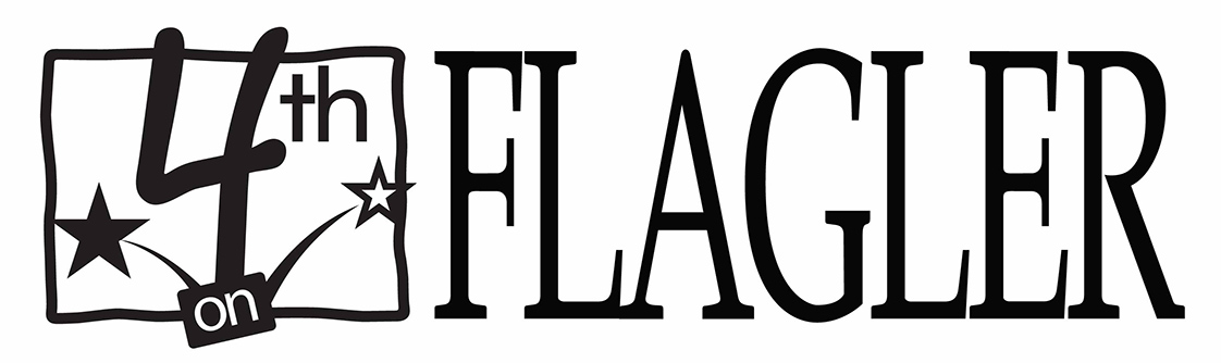 4TH on FLAGLER Logo in Horizontal