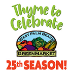 Green Market 25th Season Logo