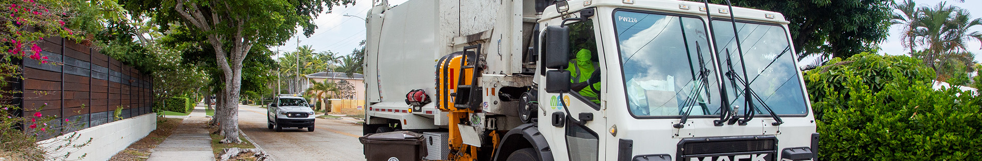 Automated sanitation truck -banner