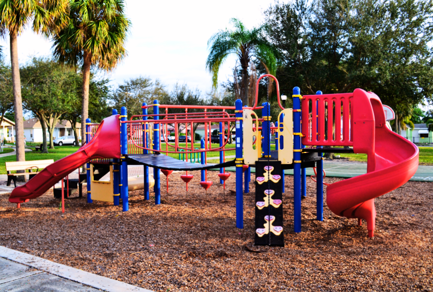 Image of the existing playground at Coleman Park