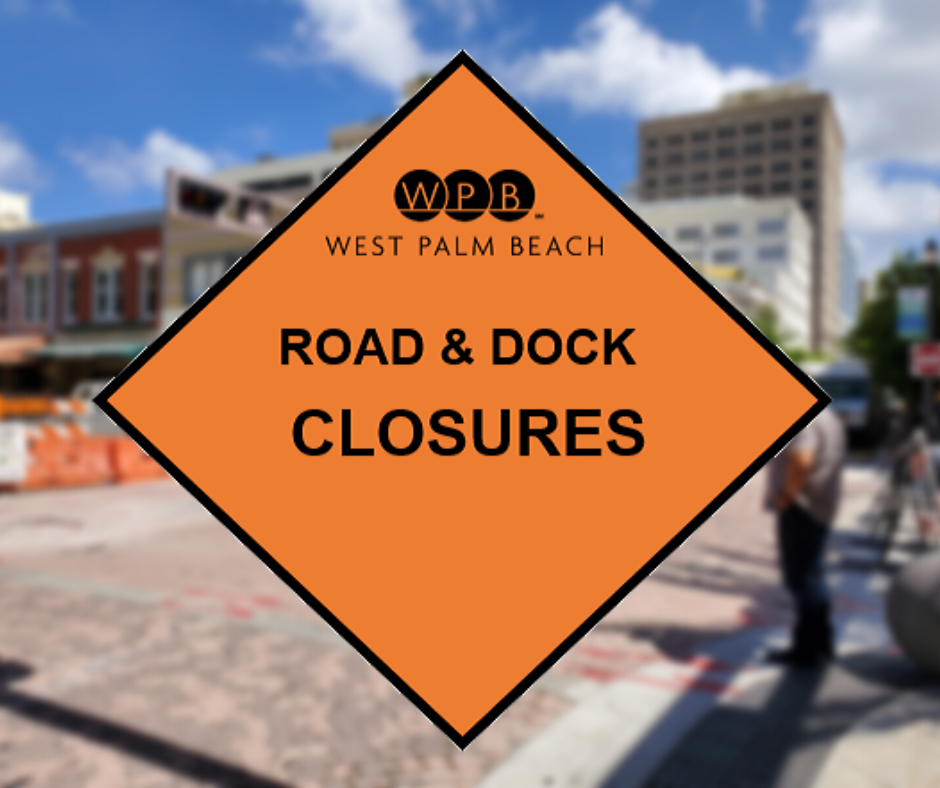 Road and Docks Closure Sign