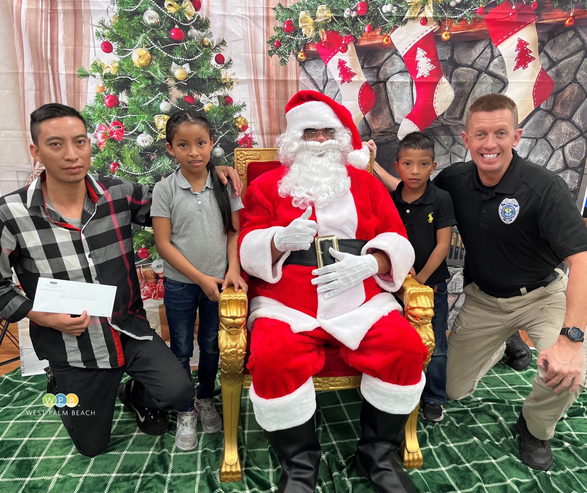 Shop with a Cop includes families