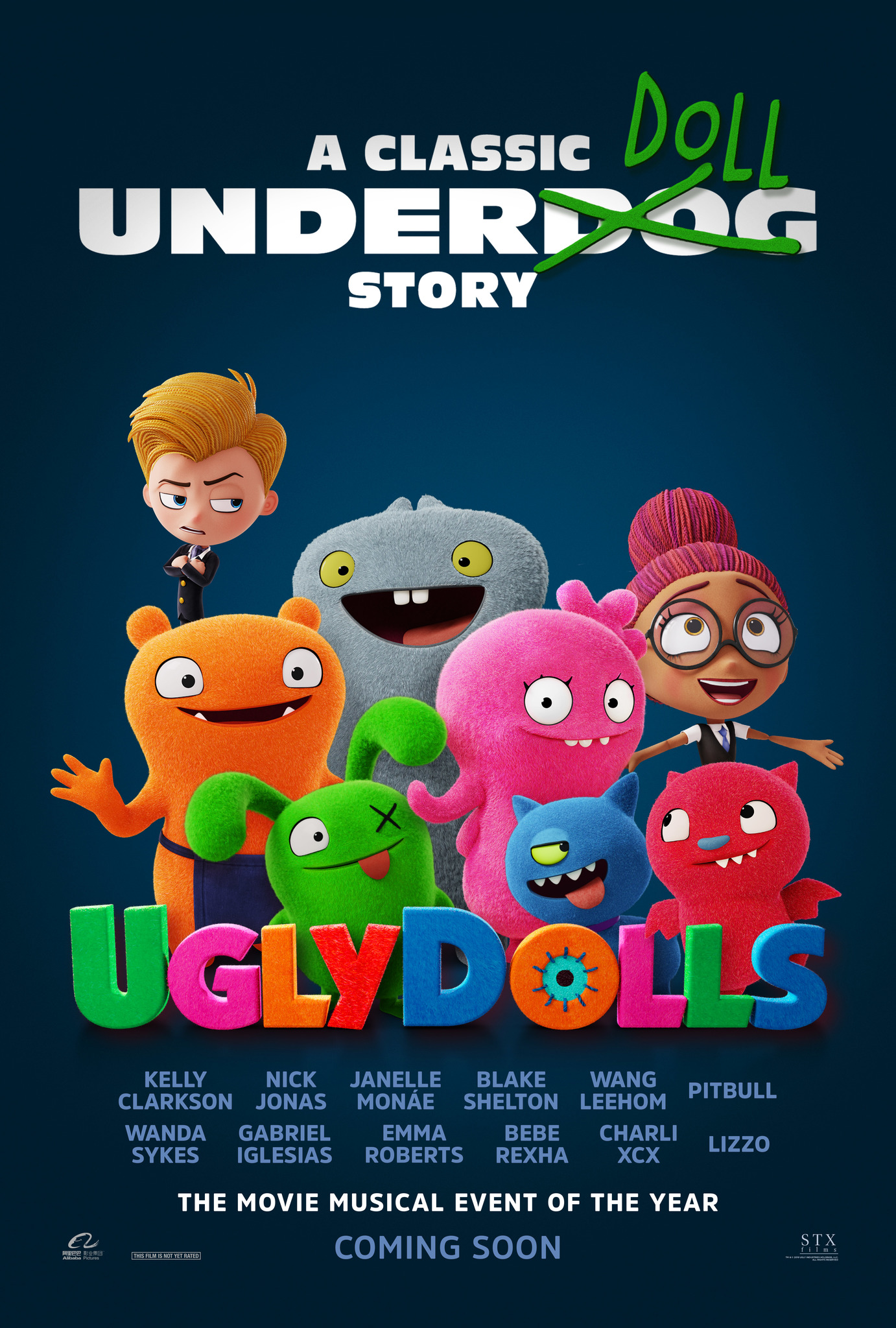 ugly dolls movie poster