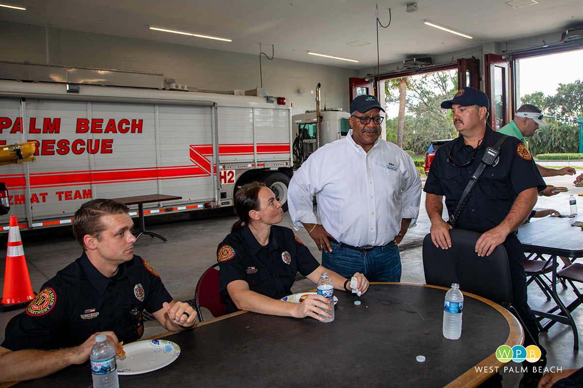 Mayor and firefighter